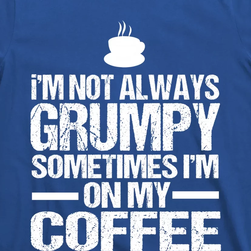 Funny Coffee Grandpa Funny Retired Papa Gift T-Shirt