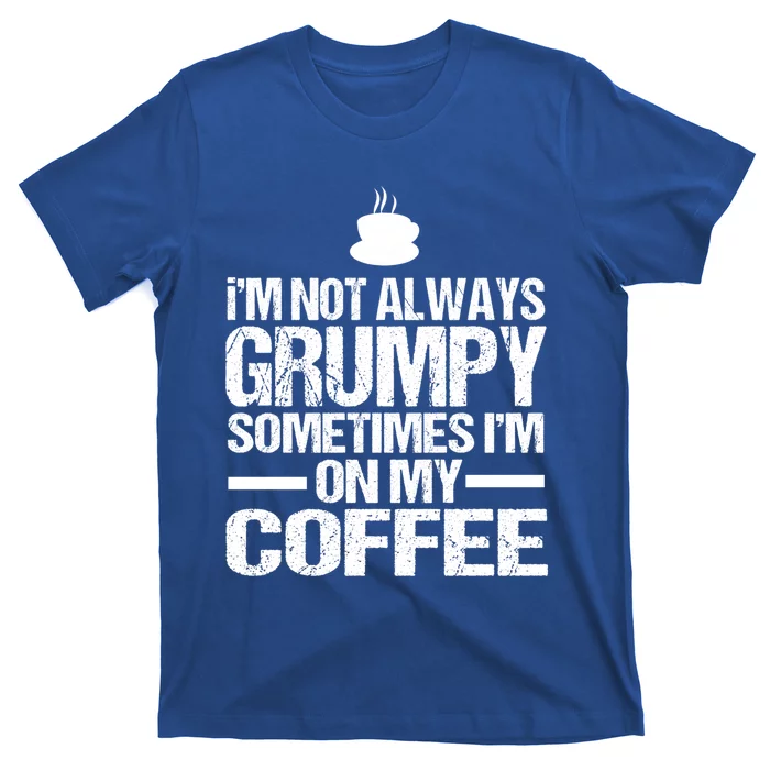 Funny Coffee Grandpa Funny Retired Papa Gift T-Shirt