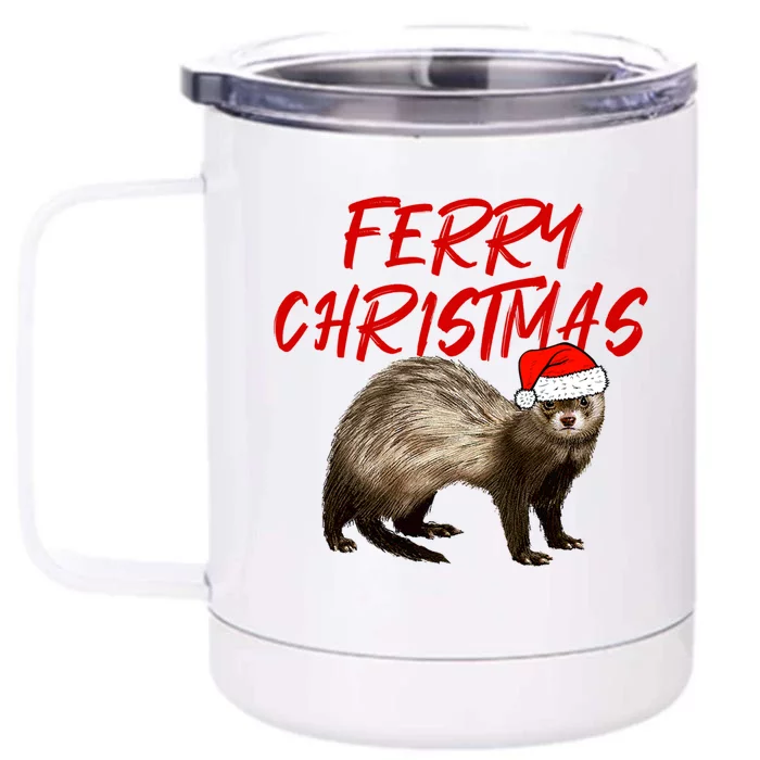 Ferry Christmas Great Gift Funny Ferregift For Christmas Gift Front & Back 12oz Stainless Steel Tumbler Cup