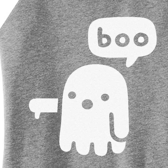 Funny Chunky Ghost Of Disapproval Boo Halloween Classic Women’s Perfect Tri Rocker Tank