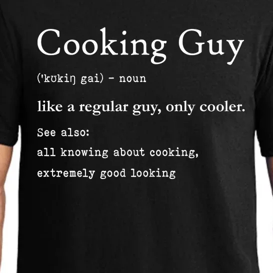 Funny Cooking Guy Definition Gift For Cook Lovers Pajama Set