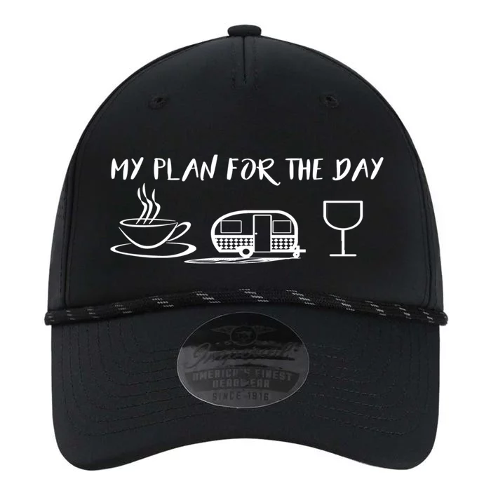 Funny Camping Gift Plan For The Day Gift Coffee Camper Wine Cute Gift Performance The Dyno Cap