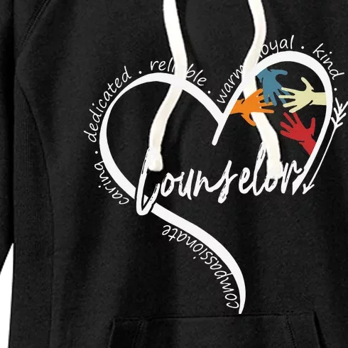 Funny Counselor Graphic Tops Back To School Gift Women's Fleece Hoodie