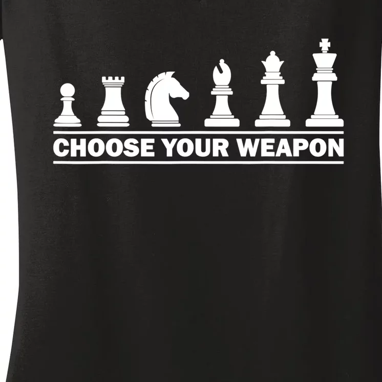 Funny Chess Gift For Chess Lover Kids Boys Girls Cool Player Gift Women's V-Neck T-Shirt