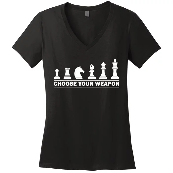 Funny Chess Gift For Chess Lover Kids Boys Girls Cool Player Gift Women's V-Neck T-Shirt