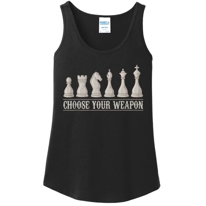 Funny Chess Gift For Chess Lover Cool Player Ladies Essential Tank