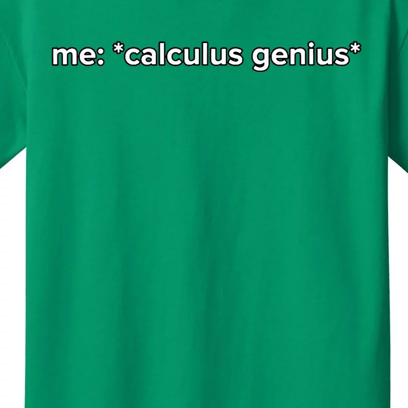 Funny Calculus Genius Meme Math Kids T-Shirt