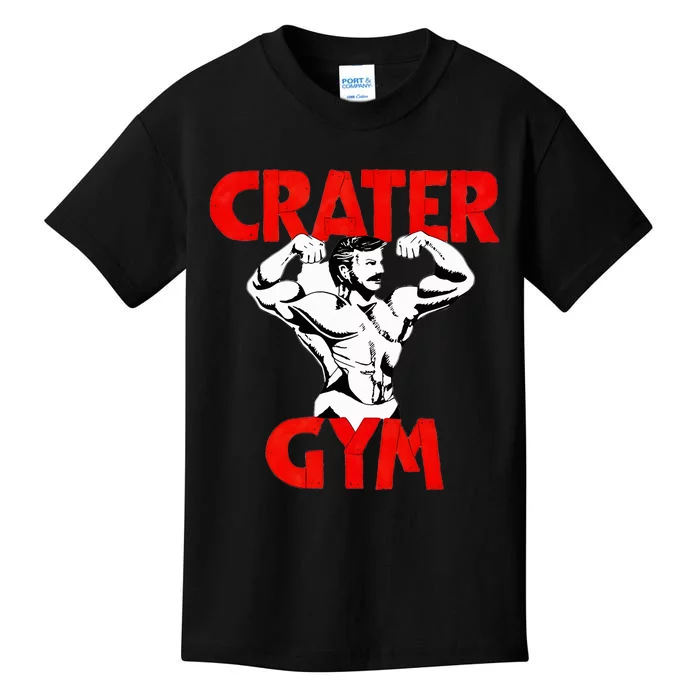 Funny Crater Gym Kids T-Shirt