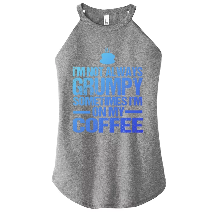 Funny Coffee Grandpa Funny Retired Papa Gift Women’s Perfect Tri Rocker Tank