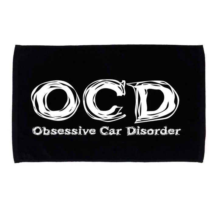 Funny Car Guy Gift Meaningful Gift Ocd Obsessive Car Disorder Great Gift Microfiber Hand Towel