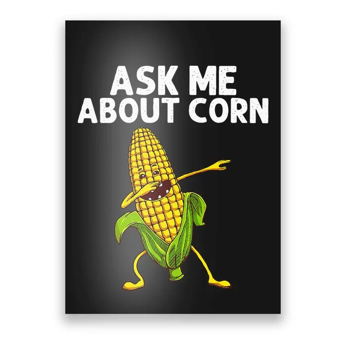 Funny Corn Gift For Wo Corn On The Cob Costume Farmer Poster