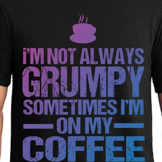 Funny Coffee Grandpa Funny Retired Papa Gift Pajama Set