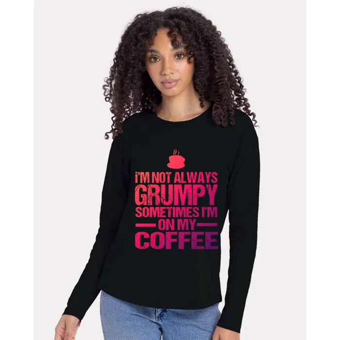 Funny Coffee Grandpa Funny Retired Papa Gift Womens Cotton Relaxed Long Sleeve T-Shirt