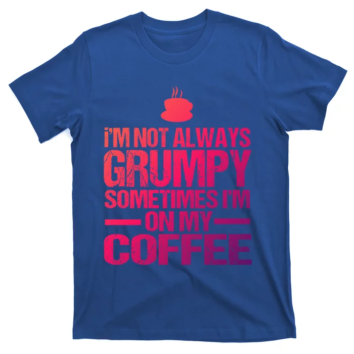 Funny Coffee Grandpa Funny Retired Papa Gift T-Shirt