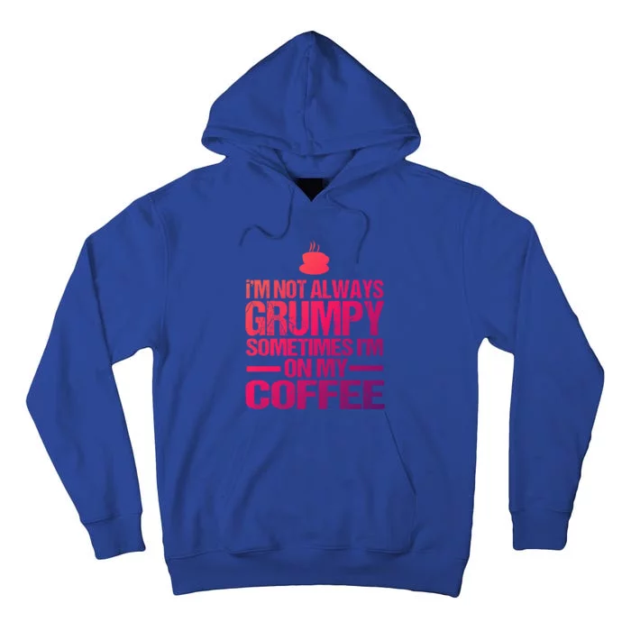 Funny Coffee Grandpa Funny Retired Papa Gift Tall Hoodie