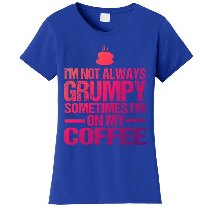 Funny Coffee Grandpa Funny Retired Papa Gift Women's T-Shirt