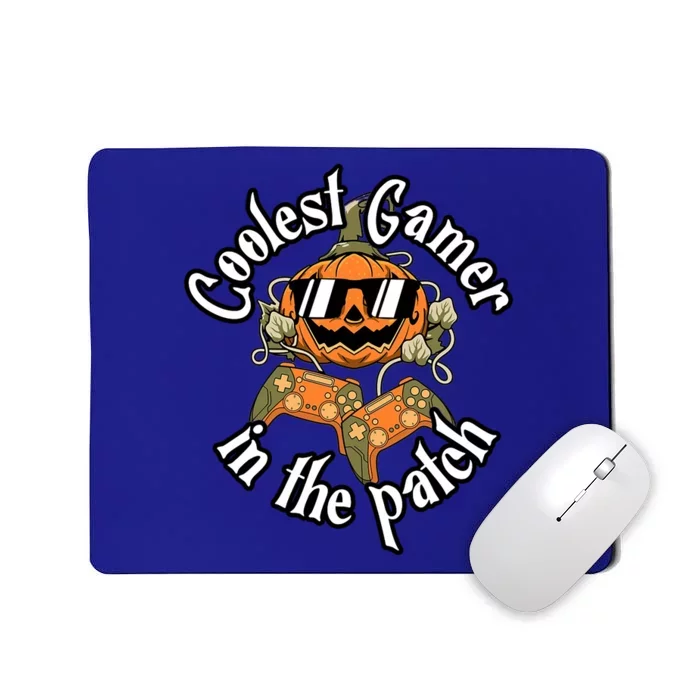 Funny Coolest Gamer Pumpkin Happy Halloween Vibe Costume Great Gift Mousepad