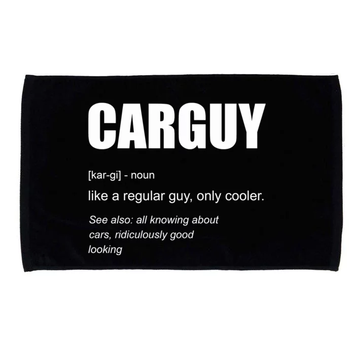 Funny Car Guy Definition Microfiber Hand Towel