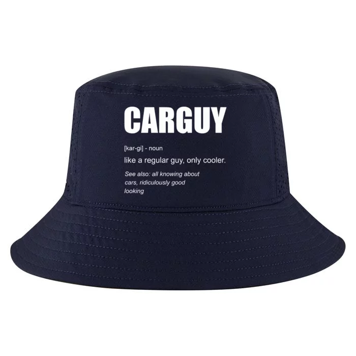 Funny Car Guy Definition Cool Comfort Performance Bucket Hat