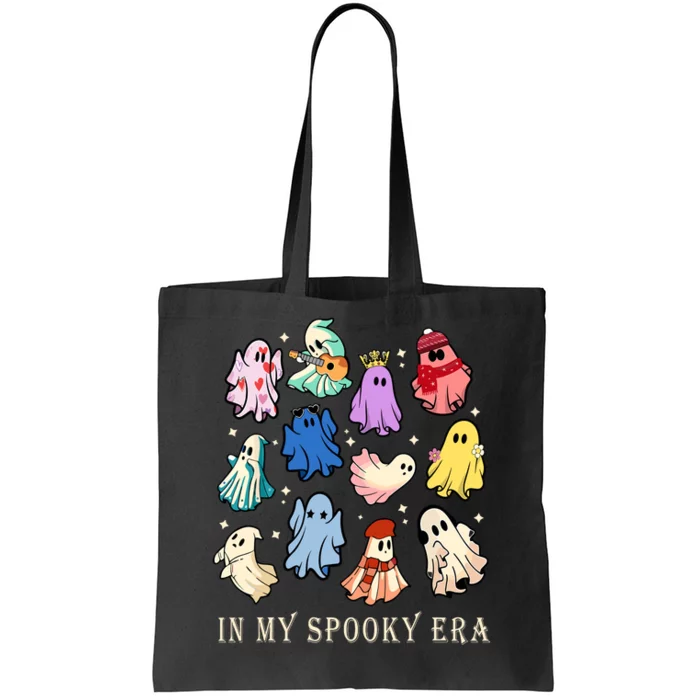 Funny Cute Ghost Halloween Costume Lover In My Spooky Era Tote Bag