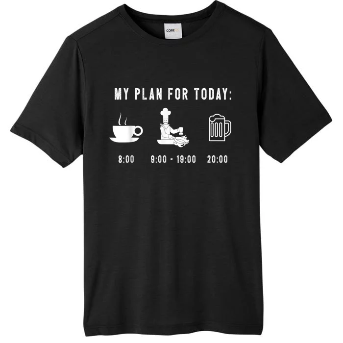 Funny Cooking Graphic Cook Chef ChromaSoft Performance T-Shirt