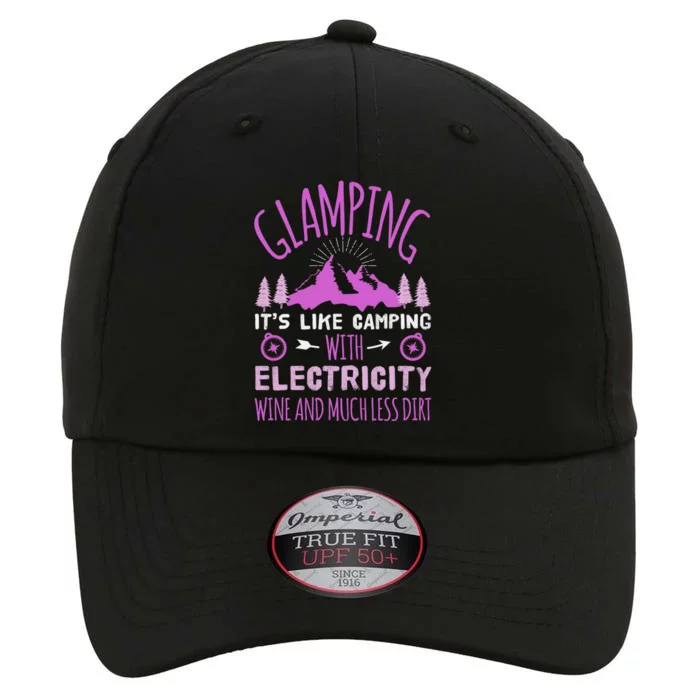 Funny Camper Glamping With Electricity and Wine Wo The Original Performance Cap