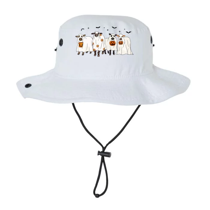 Funny Cow Ghost Halloween Farmer Trick Or Treat Cow Lover Gift Legacy Cool Fit Booney Bucket Hat