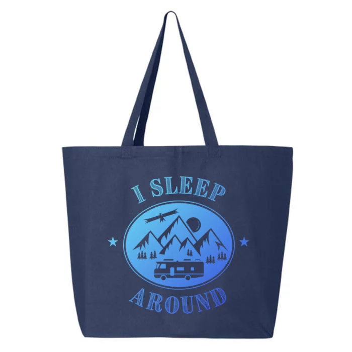 Funny Campervan Gift I Sleep Around Motorhome Husband Gift 25L Jumbo Tote