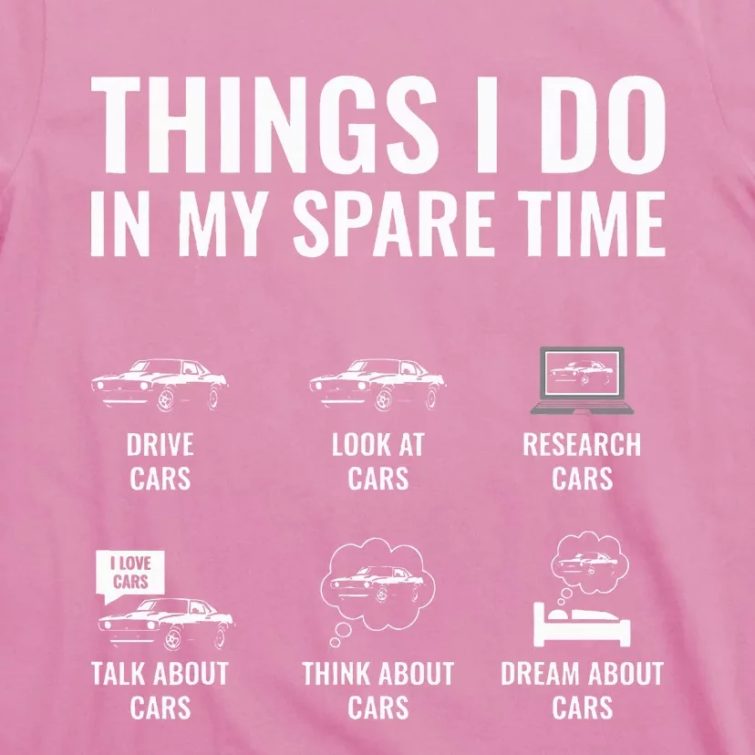 Funny Car Guy Hilarious Hobbies of a Car Enthusiast T-Shirt