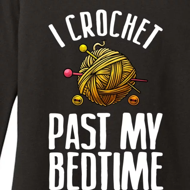 Funny Crochet Gift For Crocheter Cool Quilting Crocheting Meaningful Gift Womens CVC Long Sleeve Shirt