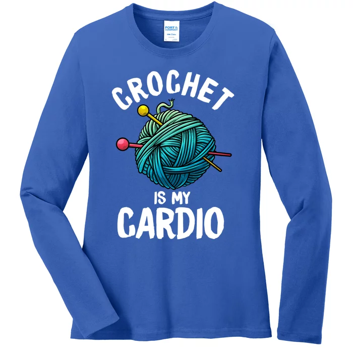 Funny Crochet Gift Crocheters Crocheting Lovers Gift Ladies Long Sleeve Shirt