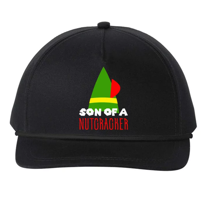 Funny Christmas Gift Son Of A Nutcracker Snapback Five-Panel Rope Hat