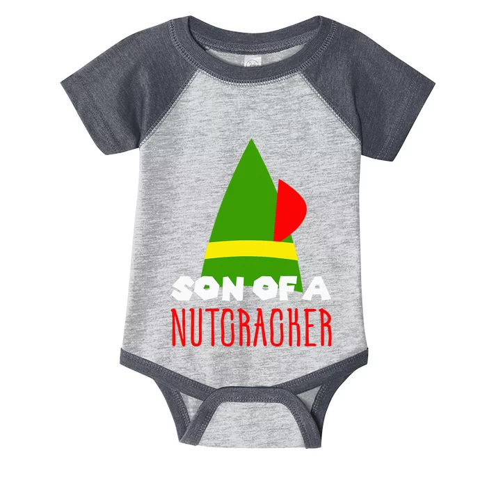 Funny Christmas Gift Son Of A Nutcracker Infant Baby Jersey Bodysuit