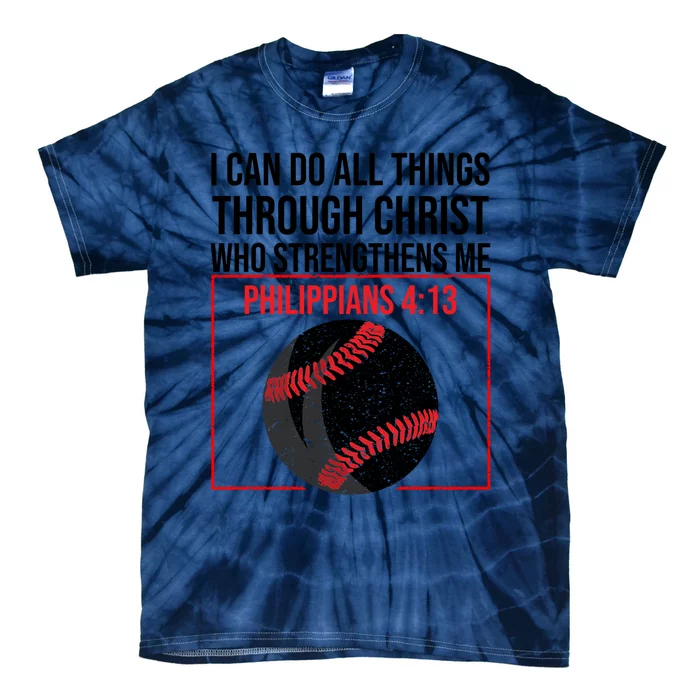 Funny Christian Gift Cool Christian Baseball Gift Tie-Dye T-Shirt