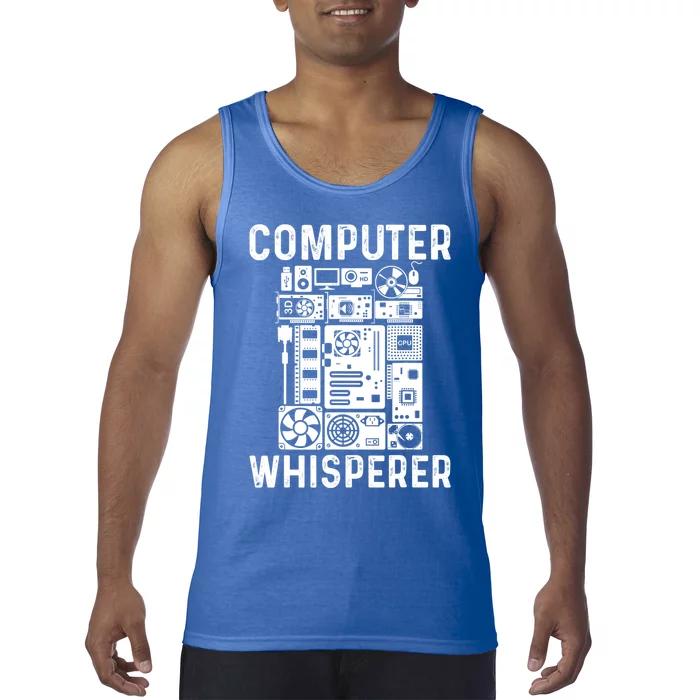 Funny Computer Geek Tech Nerd Gift Cool Support Cute Gift Tank Top