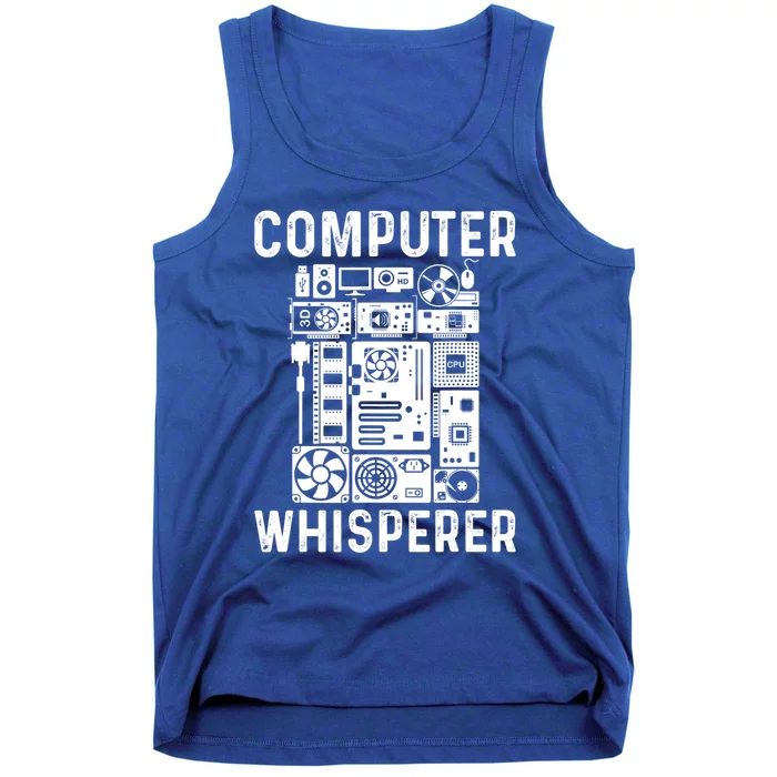 Funny Computer Geek Tech Nerd Gift Cool Support Cute Gift Tank Top