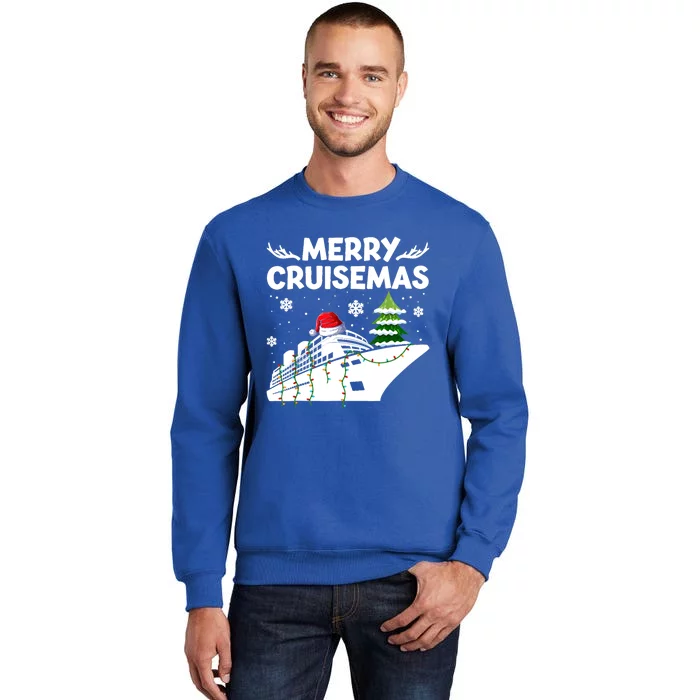 Family Cruise Gift Merry Cruisemas Christmas Vacation Gift Tall Sweatshirt