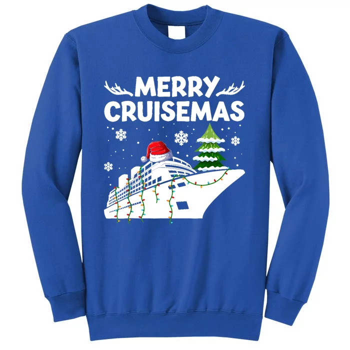 Family Cruise Gift Merry Cruisemas Christmas Vacation Gift Tall Sweatshirt