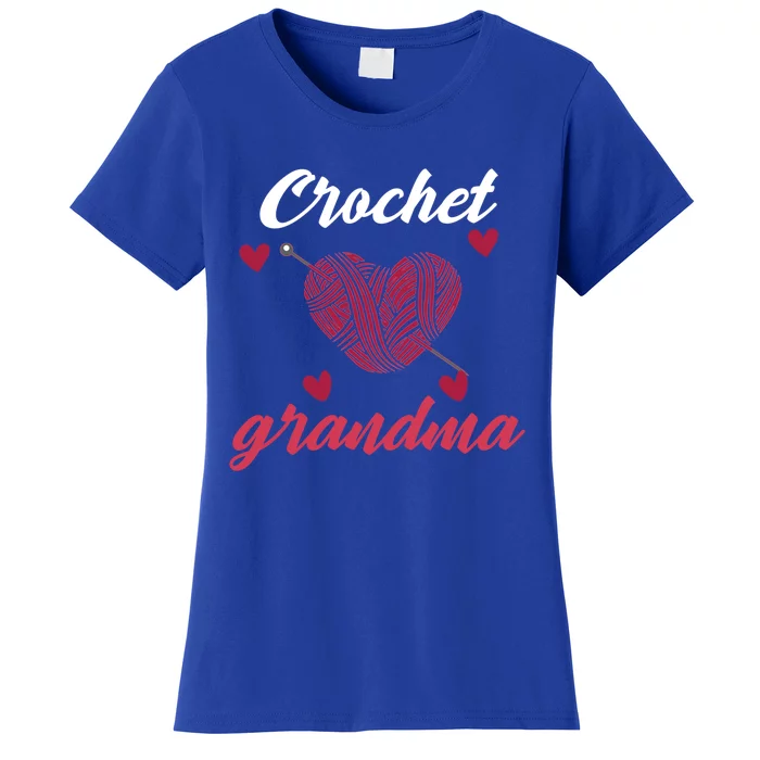 Funny Crochet Grandma Crocheting Crocheter Yarn Lover Gift Women's T-Shirt