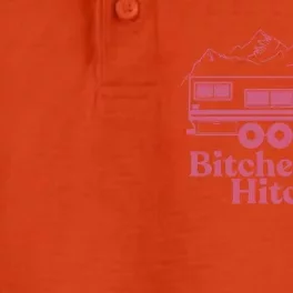 Funny Camping Great Gift Bitches With Hitches Camper Dry Zone Grid Performance Polo