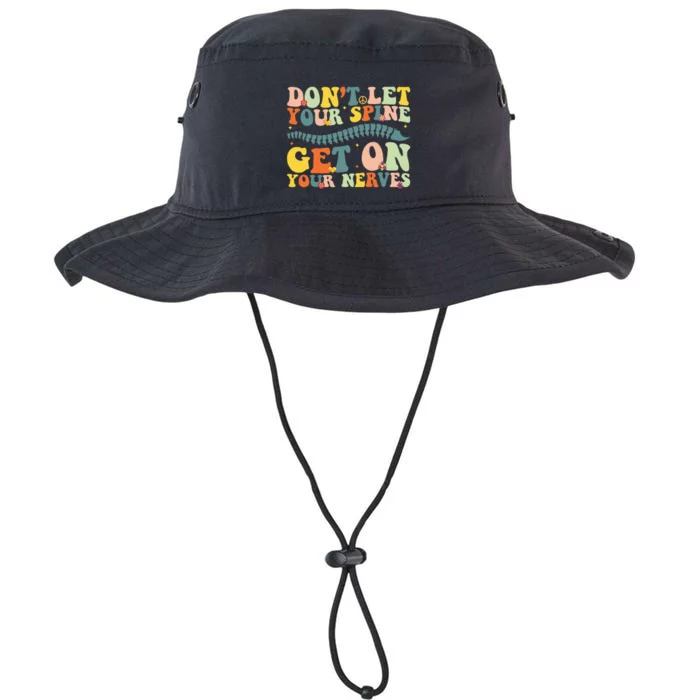 Funny Chiropractor Groovy Spine Doctor of Chiropractic Legacy Cool Fit Booney Bucket Hat