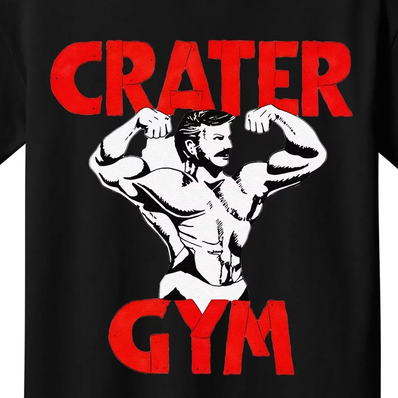 Funny Crater Gym Kids T-Shirt