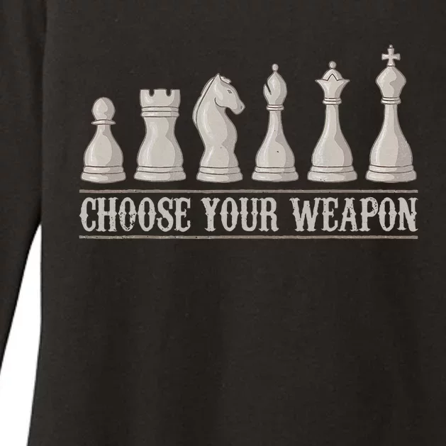 Funny Chess Gift For Chess Lover  Cool Player Womens CVC Long Sleeve Shirt