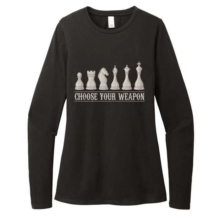 Funny Chess Gift For Chess Lover  Cool Player Womens CVC Long Sleeve Shirt