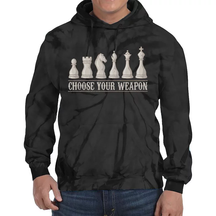 Funny Chess Gift For Chess Lover  Cool Player Tie Dye Hoodie