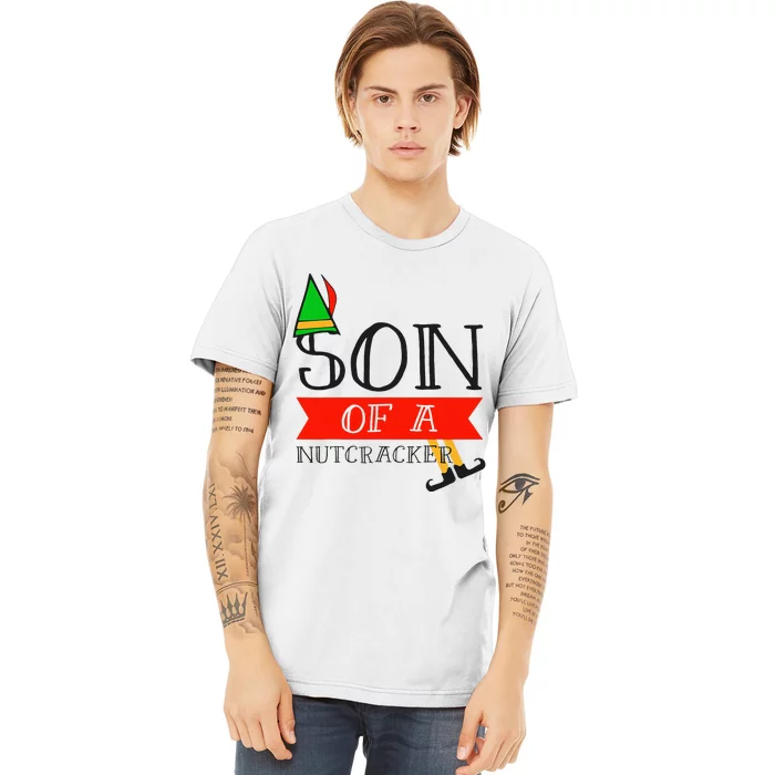 Funny Christmas Gift Son Of A Nutcracker Premium T-Shirt