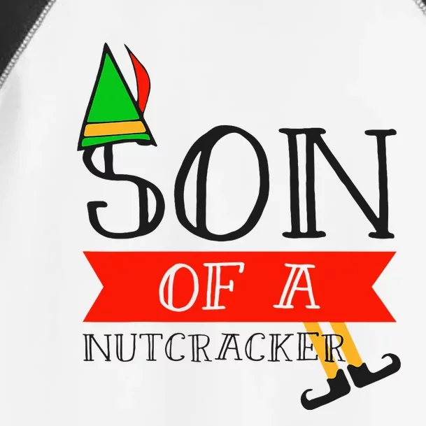 Funny Christmas Gift Son Of A Nutcracker Toddler Fine Jersey T-Shirt