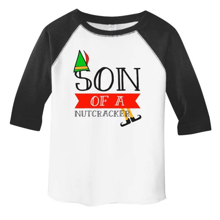 Funny Christmas Gift Son Of A Nutcracker Toddler Fine Jersey T-Shirt