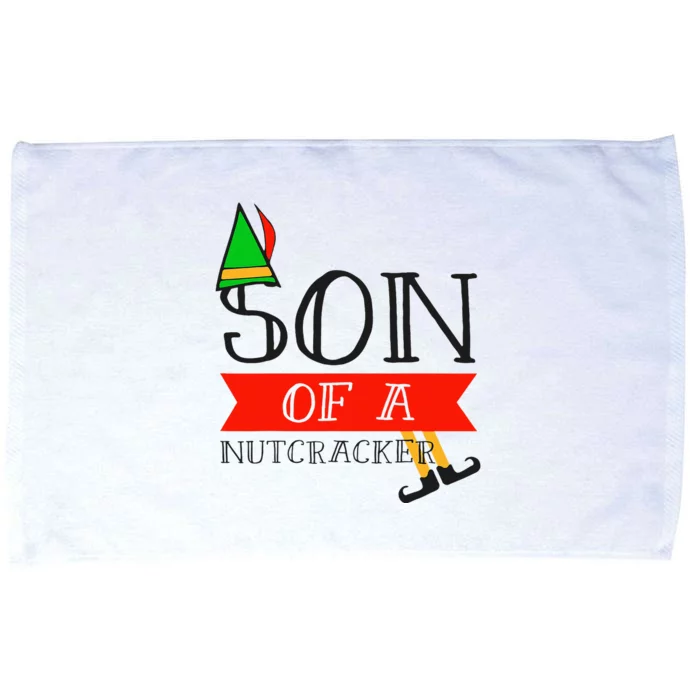 Funny Christmas Gift Son Of A Nutcracker Microfiber Hand Towel