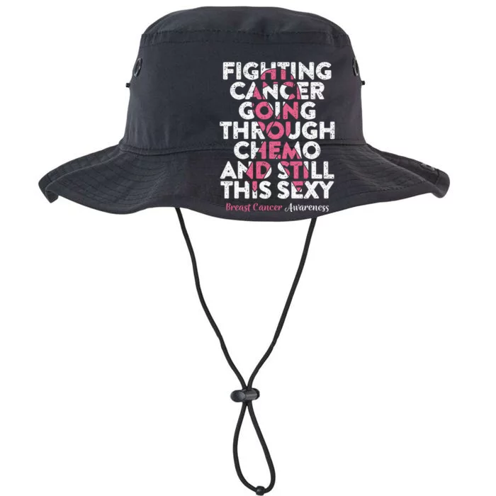 Fighting Cancer Going Through Chemo  Breast Cancer Legacy Cool Fit Booney Bucket Hat